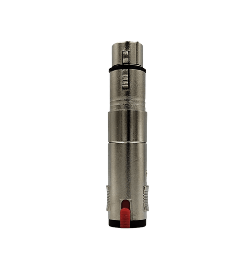 Kentech SA007 3-Pin XLR Female to 6.35mm Mono Locking Socket Adapter - 