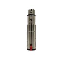 Kentech SA007 3-Pin XLR Female to 6.35mm Mono Locking Socket Adapter - 