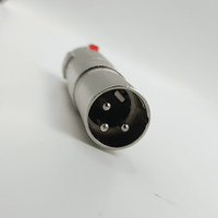 KENTECH SA008 XLR Male to 6.35mm Mono Socket Locking Adapter - 