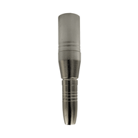 Kentech SA058 3-Pin XLR Male to 6.35mm Mono Female Socket Adapter - 