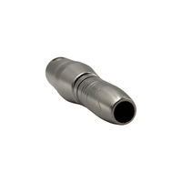 Kentech SA058 3-Pin XLR Male to 6.35mm Mono Female Socket Adapter - 