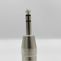 Kentech SA065 3-Pin XLR Male to 6.35mm Stereo TRS Jack Adapter - 