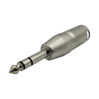 Kentech SA065 3-Pin XLR Male to 6.35mm Stereo TRS Jack Adapter - 