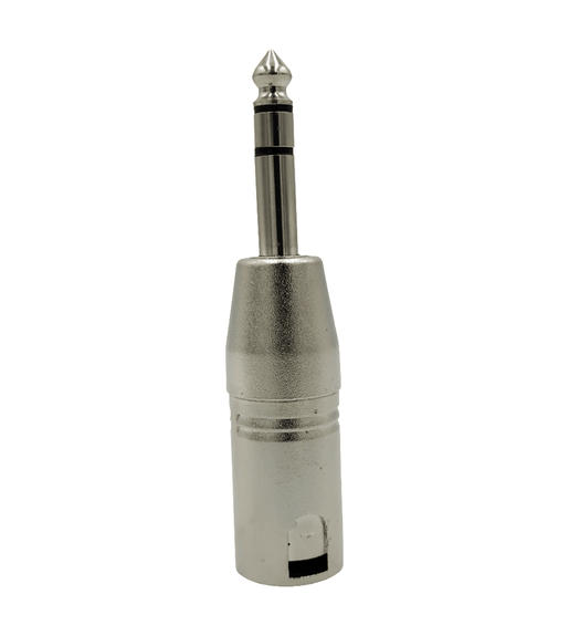 Kentech SA065 3-Pin XLR Male to 6.35mm Stereo TRS Jack Adapter - 