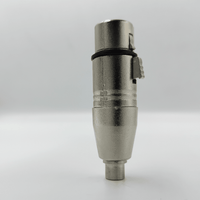 Kentech SA077 3-Pin XLR Female to 1 RCA Female Audio Adapter - 