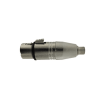 Kentech SA077 3-Pin XLR Female to 1 RCA Female Audio Adapter - 