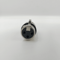 Kentech SA077 3-Pin XLR Female to 1 RCA Female Audio Adapter - 