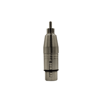 Kentech SA086 XLR Female to 1 RCA Male Adapter - 