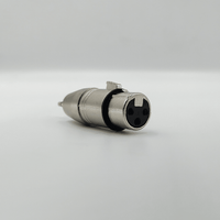 Kentech SA092 3-Pin XLR Female to 3.5mm Stereo Male Jack Adapter - 