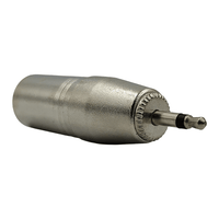 Kentech SA094 Metal XLR Male to 3.5mm Mono Jack Adapter - 