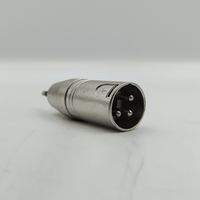Kentech SA094 Metal XLR Male to 3.5mm Mono Jack Adapter - 