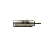 Kentech SA094 Metal XLR Male to 3.5mm Mono Jack Adapter - 