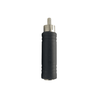 Kentech SA099 RCA Male Plug to 6.35mm Mono Female Socket Audio Adapter - 