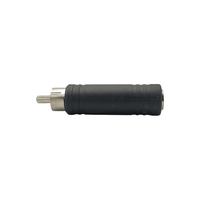 Kentech SA099 RCA Male Plug to 6.35mm Mono Female Socket Audio Adapter - 