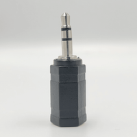 Kentech SA102 3.5mm Stereo Male Jack to 3.5mm Mono Female Socket Adapter - 