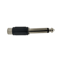 Kentech SA103 6.35mm Mono Male Jack to 1 x RCA Female Audio Adapter - 