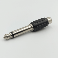 Kentech SA103 6.35mm Mono Male Jack to 1 x RCA Female Audio Adapter - 