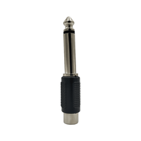 Kentech SA103 6.35mm Mono Male Jack to 1 x RCA Female Audio Adapter - 