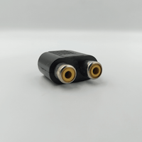 Kentech SA110 3.5mm Stereo Male Jack to 2 RCA Female Sockets Audio Adapter - 