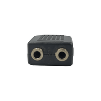 KENTECH SA111 P2 3.5mm Male Stereo Plug to Dual 3.5mm Female Stereo Socket Splitters (Pack of 2) - 
