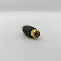 Kentech SA129P1 1 RCA Female to 1 RCA Female Inline Coupler Adapter (Gold P1) - 