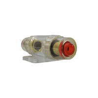 Kentech SEN361 80A Gold-Plated Glass Fuse Holder - 