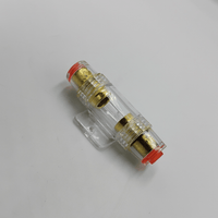 Kentech SEN361 80A Gold-Plated Glass Fuse Holder - 
