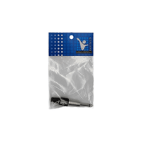 Kentech SJ015MP1 6.35mm Mono Jack Connector with Black Grip - 