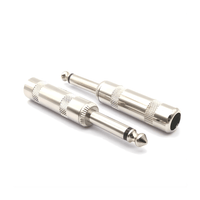 Kentech SJ043 Mono 6.35mm Jack Jumbo Size Metal - 