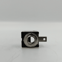Kentech SJ088 6.35mm Mono Open Chassis Switched Plastic Socket - 