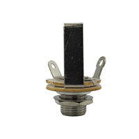 KENTECH SJ089 6.35mm Switched Mono Metal Open Chassis Socket - 