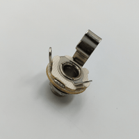 KENTECH SJ089 6.35mm Switched Mono Metal Open Chassis Socket - 