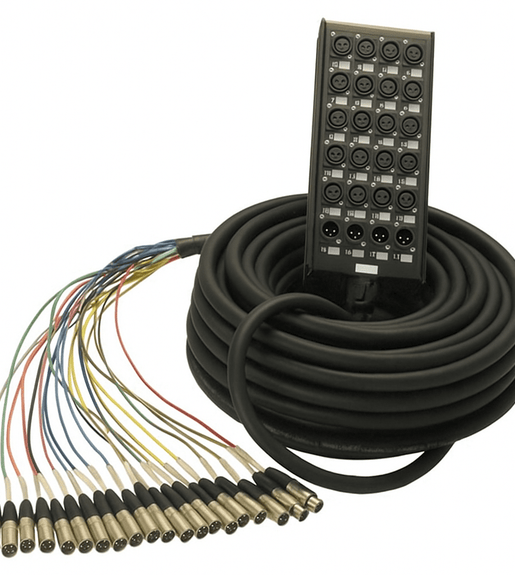 Kentech Snc44 - 28 Snake Cable 28 Channel 24 Send 4 Return 30m - 