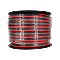 Kentech SP-2Q-RB 6mm Speaker Cable (Red & Black, 50m Roll) - 