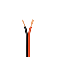 Kentech SP-2Q-RB 6mm Speaker Cable (Red & Black, 50m Roll) - 