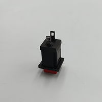 Kentech SPB119R Push-to-Make Momentary Push Button Switch – Red - 