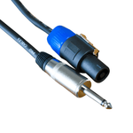 Kentech SPC016 - 10M Speaker Cable Speakon - 6.35mm Mono Jack 10m - 
