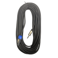 Kentech SPC016 - 20M Speaker Cable Speakon to 6.35mm Mono Jack 20M - 