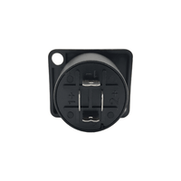 Kentech SS015-4P Speakon Female Rectangular Chassis Mount Connector - 