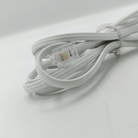 Kentech ST9-2M RJ11 4-Core Telephone Extension Cable (2m) - 