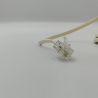Kentech ST9-30 RJ11 4-Core Telephone Extension Splitter Cable (1.8 Meters) - 