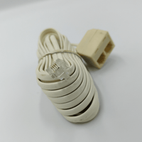 Kentech ST9-30 RJ11 4-Core Telephone Extension Splitter Cable (1.8 Meters) - 