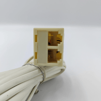 Kentech ST9-30 RJ11 4-Core Telephone Extension Splitter Cable (1.8 Meters) - 
