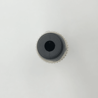 Kentech SX026 3-Pin Female Metal XLR Connector with Black Rubber Tail - 