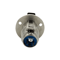 Kentech SX089 3-Pin XLR Female Round Chassis Mount Socket - 