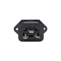 Kentech TF3150 IEC C13 3-Pin Chassis Mount Female Power Socket 250V 6A - 
