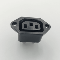 Kentech TF3150 IEC C13 3-Pin Chassis Mount Female Power Socket 250V 6A - 