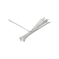 Kentech TIE200/T50IWT Heavy-Duty Nylon Cable Ties 4.8mm x 200mm – White - 