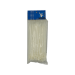 Kentech TIE200/T50IWT Heavy-Duty Nylon Cable Ties 4.8mm x 200mm – White - 