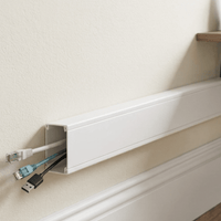 Kentech TRUYT4 PVC Cable Trunking (25mm x 40mm / 3m Length) - 